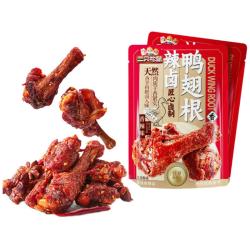 三只松鼠 抖胃味系列辣卤鸭翅根 480g 香辣味