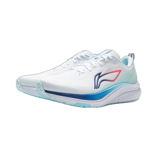 LI-NING 李宁 赤兔 8 竞速马拉松训练 男子跑鞋 ARPV001-25 标准白/浅晴蓝 43