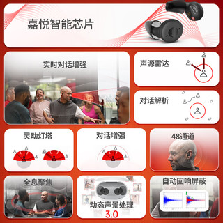 西万拓 原西门子充电款耳内式助听器 年轻人老年人耳背 高清音质vibe go 【80组合通道】右耳+蓝牙连接+
