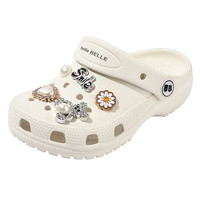 百丽童鞋女童洞洞鞋2025夏季凉鞋儿童软底沙滩鞋男童拖鞋宝宝