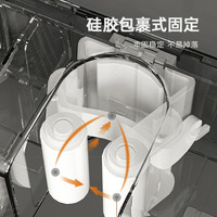 拖把壁挂夹挂扫把拖布免打孔拖把夹挂钩固定架卫生间墙上收纳