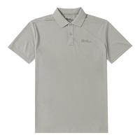 Jack Wolfskin狼爪T恤男春夏户外运动体恤日常通勤刺绣LOGO半袖简约POLO衫男 5820015-4137/薄荷叶绿 M 175/96A