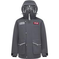 波司登 太空系列羽绒服男女款短款抗静电工装外套 星辰深灰8A18 S 160/84A