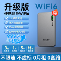 酷翼 随身WiFi2025新款移动无线wifi无线无限速纯流量4g免插卡wilf宿舍租房车载宽带路由器家用便携5正品6网卡