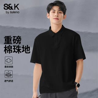 班尼路 官旗230克重磅棉 polo 男女同款