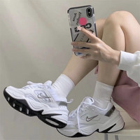 NIKE 耐克 M2K Tekno女子白银走秀薄荷绿纯白防滑耐磨复古休闲老爹鞋跑步鞋