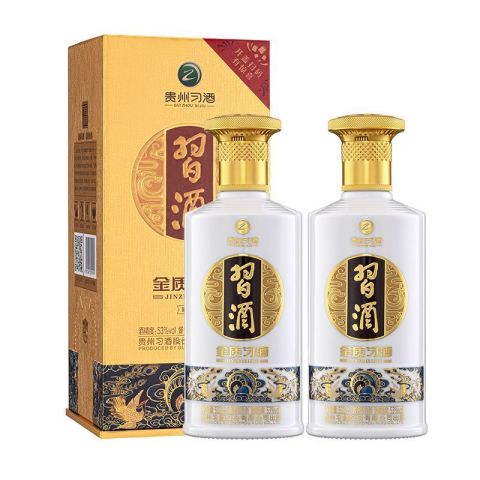 習酒金 500ml 53% 习酒酱香型白酒金钻习酒53度500ml 金钻53度500ml 乐工云采- 工业