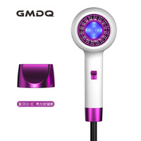 GMDQ 远红外线智能吹风机空芯蓝光负离子大功率电吹风机 象牙白-红 A2