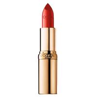 欧莱雅（L'OREAL）口红纷泽滋润唇膏666哑光雾面滋润红女友 129#【细管】