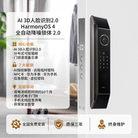 华为 HUAWEI AGS-X11 智能门锁 PLUS 全自动人脸识别指纹密码电子猫眼 星际黑
