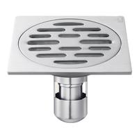 潜水艇（Submarine）深水封地漏断层防臭 不锈钢卫生间洗衣机地漏下水道防臭内芯防虫 淋浴快排-16cm断层地漏
