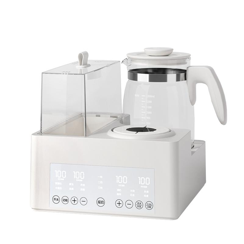 婴儿恒温水壶奶瓶消毒器烘干摇奶器三合一温奶器二合一暖奶器