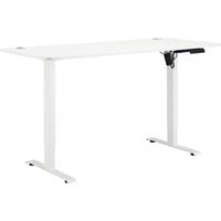 林氏家居自动电动升降桌腿书桌电脑桌家用学习桌子实木工作台BG047