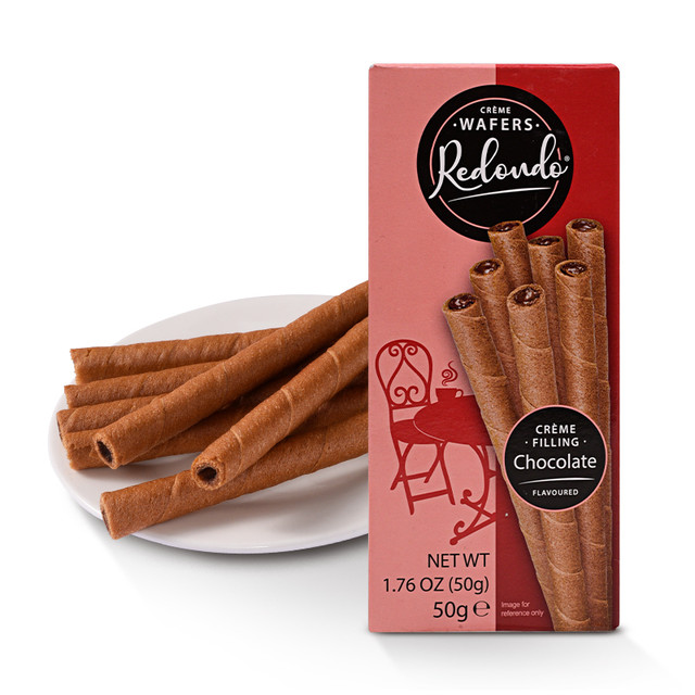 Redondo 瑞丹多 巧克力香草威化卷夹心酥饼干 50g