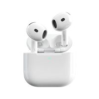 苹果 Apple AirPods 4 半入耳式真无线蓝牙耳机 白色 有线充电