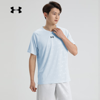 安德玛（UNDERARMOUR）速干短袖T恤男 夏季新款宽松运动训练跑步健身篮球服球衣
