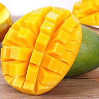 京格四川攀枝花凯特芒果 新鲜大果当季时令生鲜芒果拍2份合发一箱 凯特芒 净重4.25斤(3-4个 单果600g+