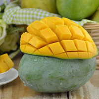 京格四川攀枝花凯特芒果 新鲜大果当季时令生鲜芒果拍2份合发一箱 凯特芒2 净重4.25斤(3-4个装单果600g+)