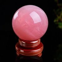 abdo 粉水晶球摆件 4cm 0010
