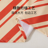 可口可乐 Coca-Cola亲肤磨毛加厚床单单件防脏被罩 荣耀红白 160cm*230cm