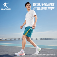 乔丹速干王短袖男t恤夏季跑步运动服透气吸湿速干轻薄男上衣 乔丹白 4XL