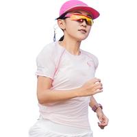 Flipbelt飞比特短袖夏季女士半袖透气运动休闲上衣跑步T恤 元素蓝 XS 