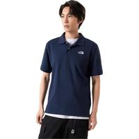 The North Face北面短袖Polo男户外舒适透气棉T恤87UX 藏青色/8K2 S 87UX/藏青色