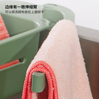IKEA宜家SKOLAST斯古莱斯特水槽置物架伸缩沥水架厨房洗碗抹布架