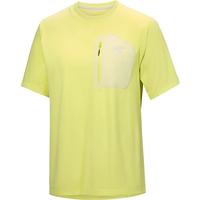 ARC'TERYX KONSEAL POCKET SS 轻量 男子 速干短袖T恤 辉耀黄/欣快绿 L