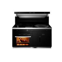 OLBAO/欧兰宝 多功能 集成灶+燃气灶+电磁炉+柴火灶+蒸烤机+煮锅 液化气