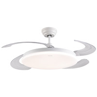 三雄极光风扇灯全光谱护眼隐形吊扇灯简约现代卧室餐厅灯2025