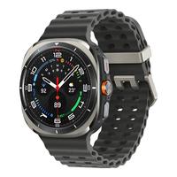 SAMSUNG/三星 航空级钛金属 智能手表  硅胶表带 钛铂银 47mm