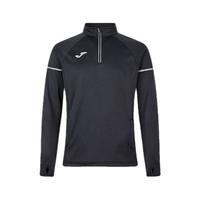 JOMA加绒训练卫衣男士秋冬季运动休闲弹力保暖半拉链长袖跑步上衣 黑色 XL