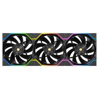 影驰 GALAX星曜积木影12CM机箱风扇三只装黑色反向（真积木风扇/ARGB/PWM/高风压/大风量）