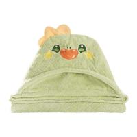 欧孕（OUYUN）儿童浴巾斗篷浴袍可穿式布兰龙婴儿新生宝宝带帽洗澡男女童冬 布兰龙-【7A抗菌 防静电】 135x65cm
