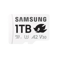 SAMSUNG 三星 索尼克 MicroSD存储卡 1TB(U3、V30、A2、class10)
