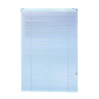 百叶窗帘 铝合金遮光遮阳防水窗帘办公室客厅卧室卫生间厨房简约现代免打孔定制窗帘 经典铝轨 湖蓝2520-05