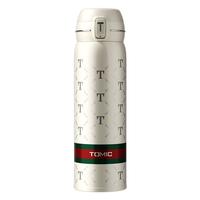 特美刻(TOMIC)纯钛保温杯弹盖带茶漏便携车载大容量随行水杯男女士茶杯 品牌原创T+复古时尚+抗菌400ml