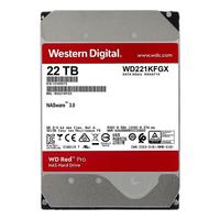 Western Digital 西部数据 红盘Pro系列 3.5英寸 企业级硬盘 22TB（7200rpm、512MB）WD221KFGX