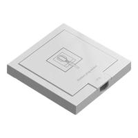 国际电工86型墙壁嵌入式隐藏插座带开关家用空调冰箱插座深度可调节防水盒 【升级款】五孔-白