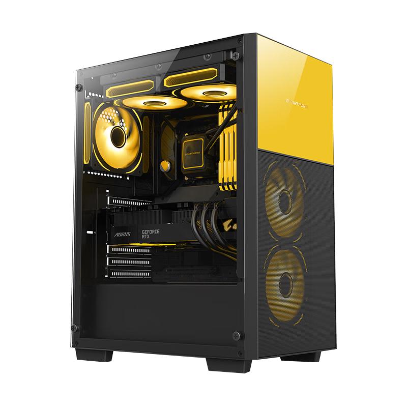 硕扬 酷睿12700升13代i7/RTX3070Ti吃鸡游戏电竞直播水冷台式组装电脑