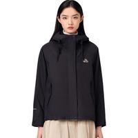  PELLIOT/伯希和 防风防水 冲锋衣  女曜石黑 L