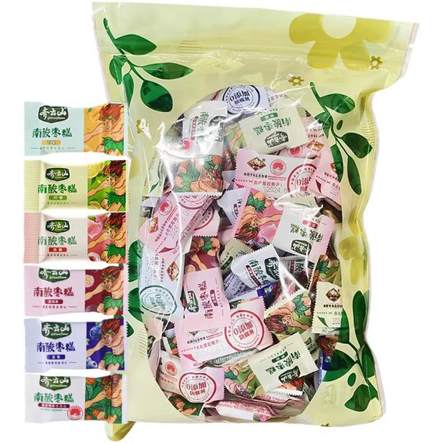 齐云山 南酸枣糕6种口味混合量贩装868g