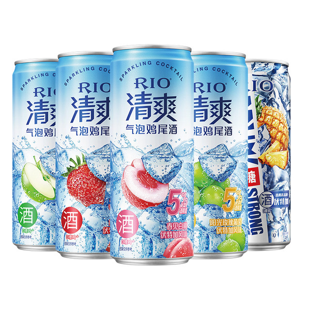88VIP、今日必买：锐澳 鸡尾酒 330ml*5罐