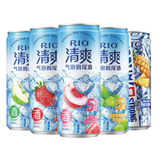 锐澳 清爽+强爽 低度酒 330ml*5罐