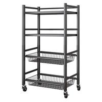 MAXCOOK 美厨 MCZW1413 落地置物架 4层 60*38*113cm