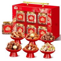 沃隆 高端纯坚果 坚果礼盒  高端纯坚果礼盒 1550g 6罐