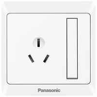 Panasonic 松下 雅悦系列 WMWA608-N 一开单控三孔插座 白色