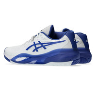 亚瑟士(ASICS) 男女士网球鞋Resolution RX系列缓震专业运动鞋 【男款】1041A481-101 白/蓝 43.5