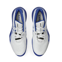 亚瑟士（ASICS） 男女士网球鞋Resolution RX系列缓震专业运动鞋 【男款】1041A481-101 白/蓝 39.5
